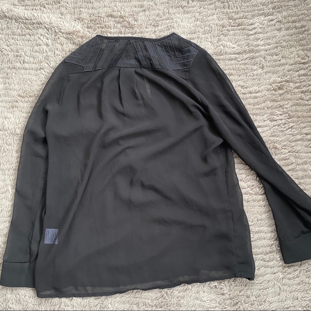 COLLECTIVE CONCEPTS BLACK BLOUSE SP - Picture 2 of 4